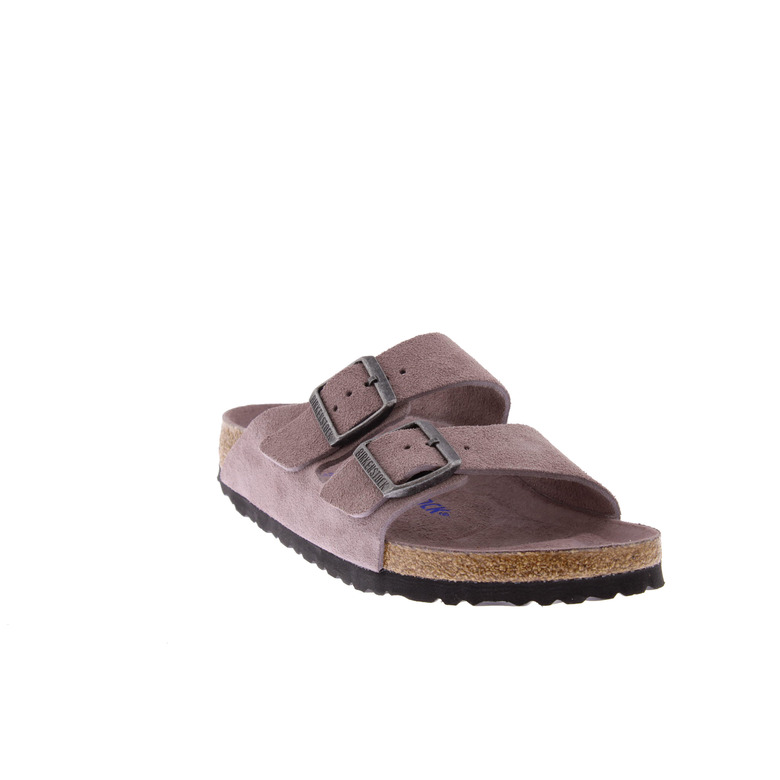 Birkenstock slippers paars 2