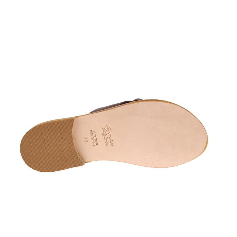 Slaye slippers bruin 5