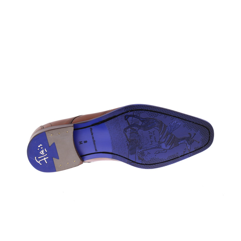 Floris Van Bommel veterschoenen cognac 5