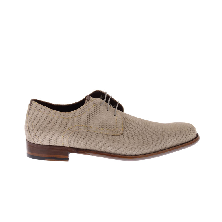 Floris Van Bommel veterschoenen taupe 1
