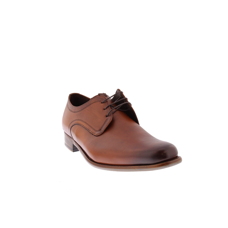 Floris Van Bommel veterschoenen cognac 2