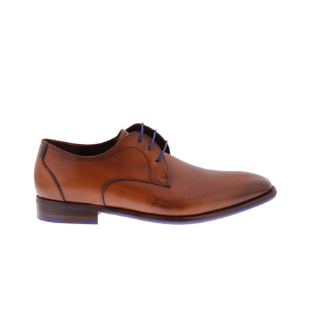 Floris Van Bommel veterschoenen cognac