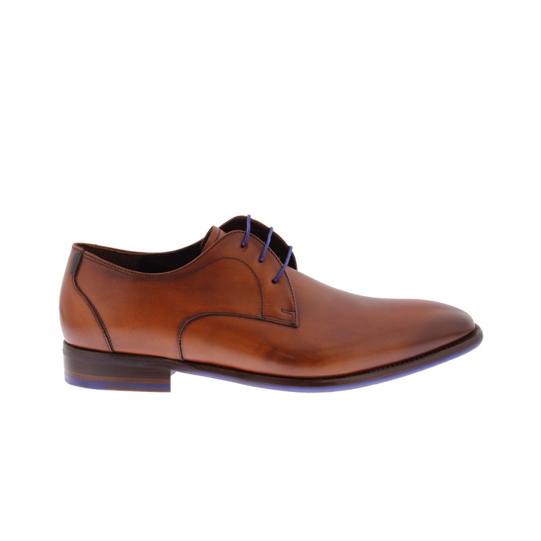 Floris Van Bommel veterschoenen cognac 1