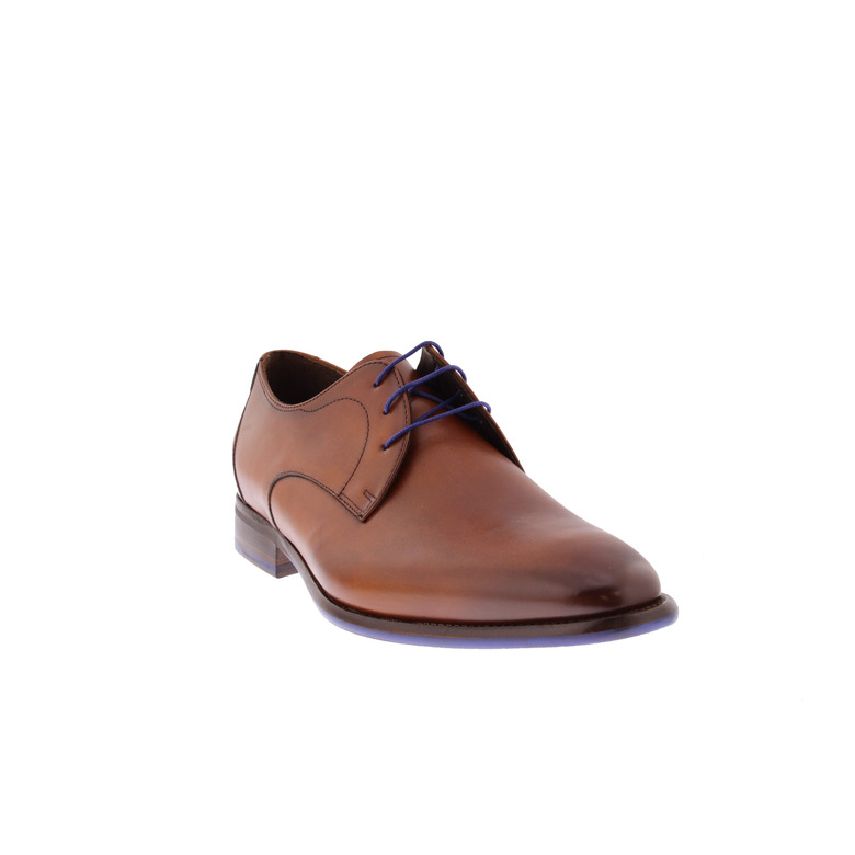 Floris Van Bommel veterschoenen cognac 2