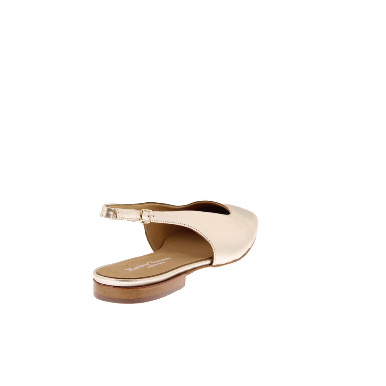 Manovie Toscane slingbacks goud 4