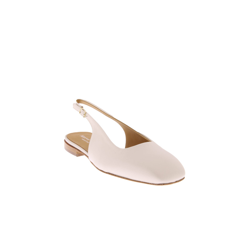 Manovie Toscane slingbacks ecru 2