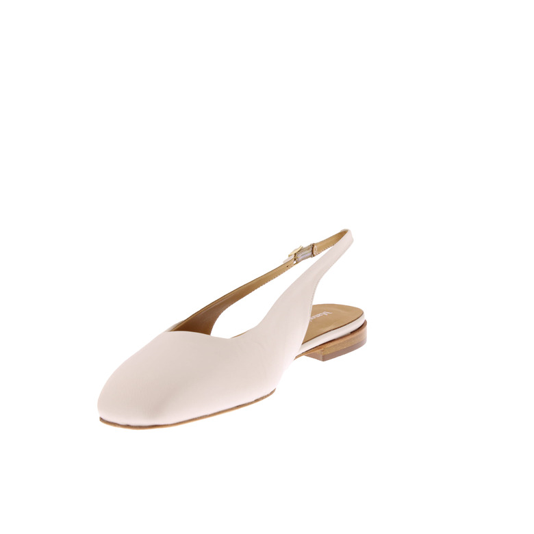 Manovie Toscane slingbacks ecru 3