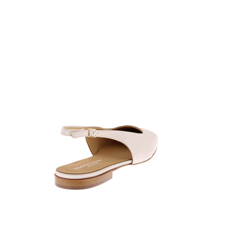 Manovie Toscane slingbacks ecru 4