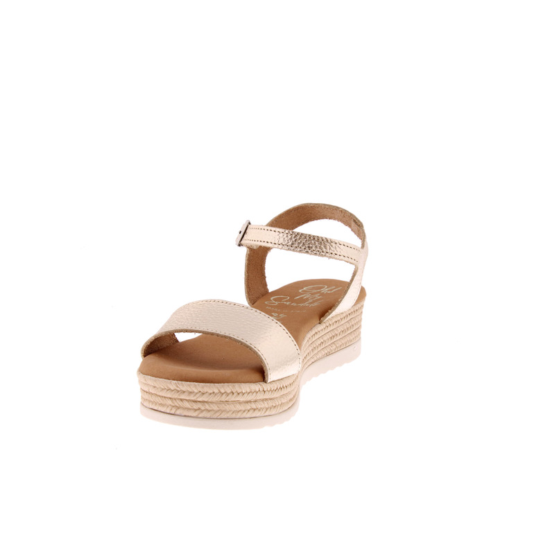 Oh My Sandals sandalen goud 3