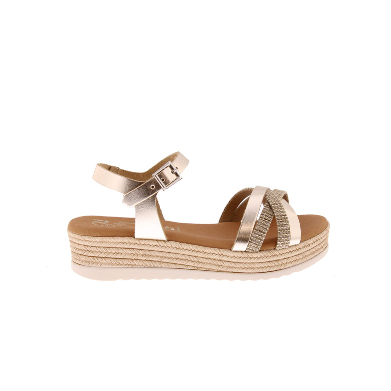Oh My Sandals sandalen goud 1