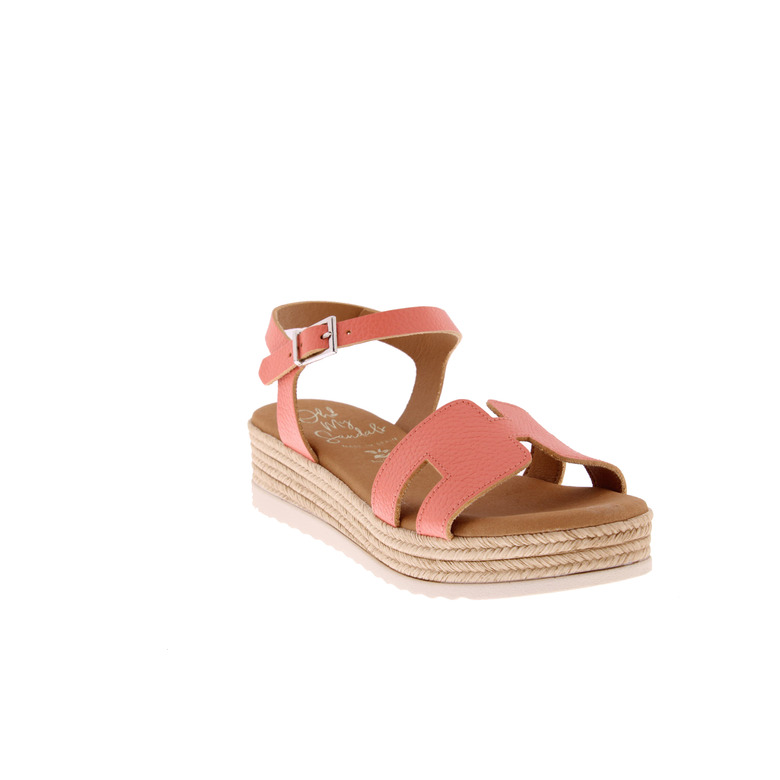 Oh My Sandals sandalen oranje 2