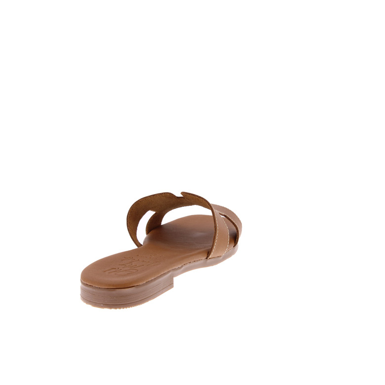 Oh My Sandals thong slippers camel 4
