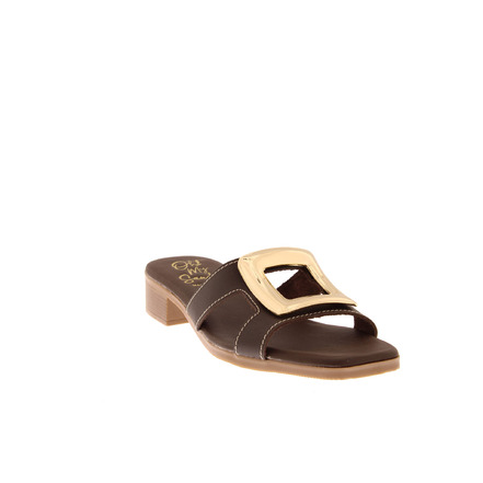 Oh My Sandals thong slippers brown