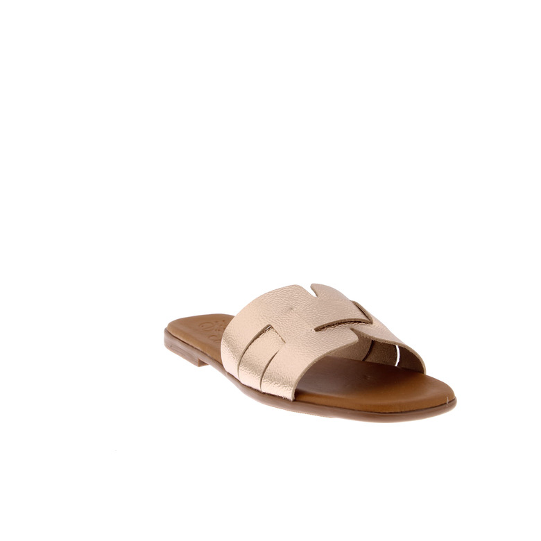 Oh My Sandals thong slippers bronze 2