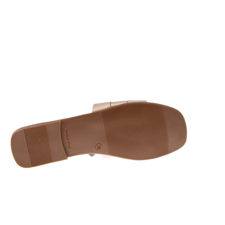 Oh My Sandals thong slippers bronze 5