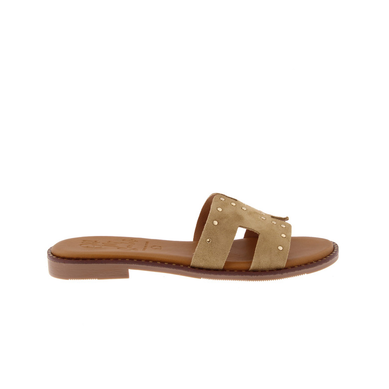 Oh My Sandals tongs beige 1