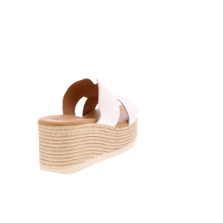 Oh My Sandals thong slippers white 4