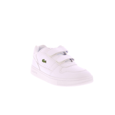 Lacoste velcro shoes white