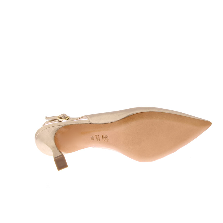 Enzo Di Martino slingbacks goud 5