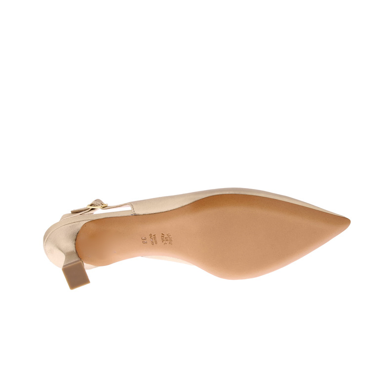 Enzo Di Martino slingbacks goud 5