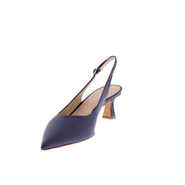 Enzo Di Martino slingbacks blauw 3
