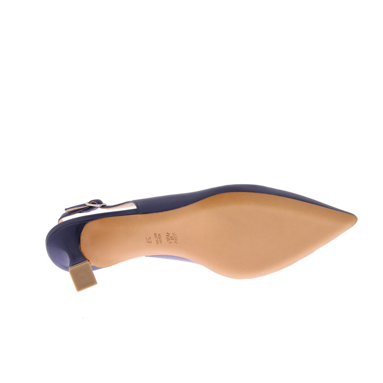 Enzo Di Martino slingbacks blauw 5