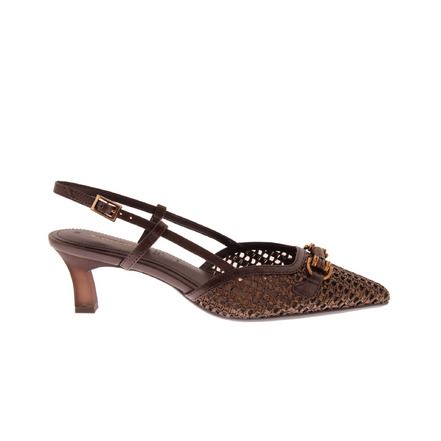 Tamaris slingbacks brown