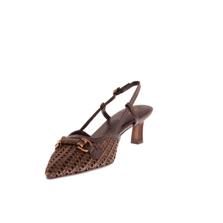 Tamaris slingbacks brown 3