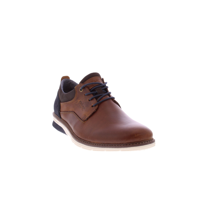 Rieker chaussures à lacets cognac 2