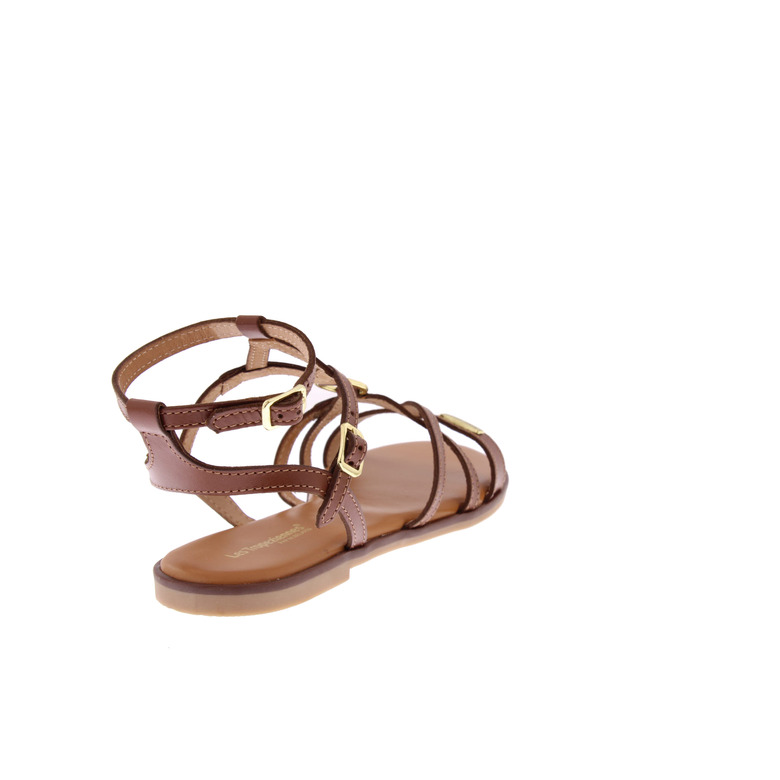 Les Tropeziennes sandalen cognac 4