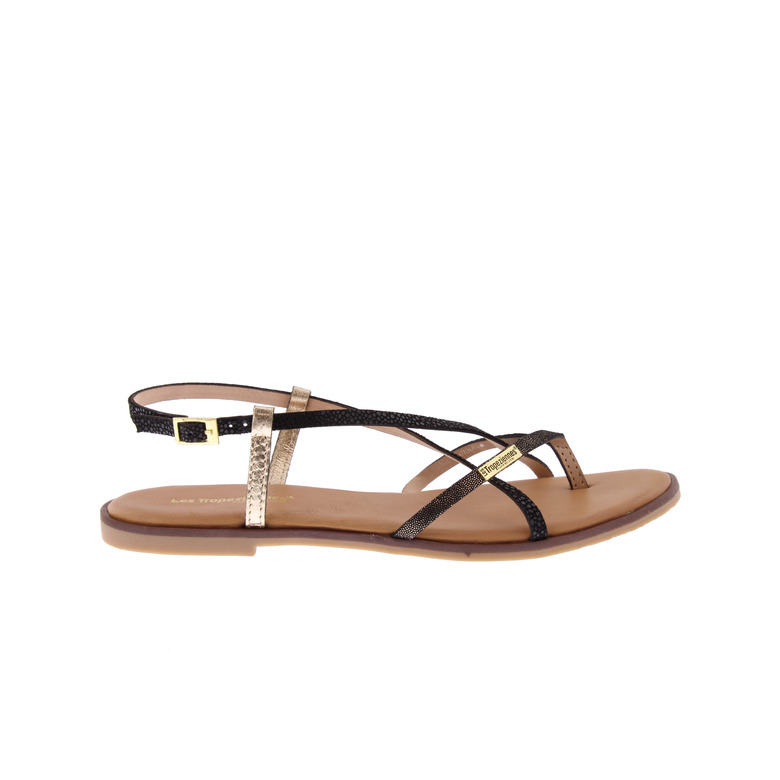 Les Tropeziennes sandalen zwart 1