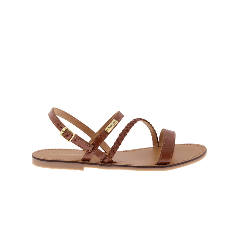 Les Tropeziennes sandalen cognac 1