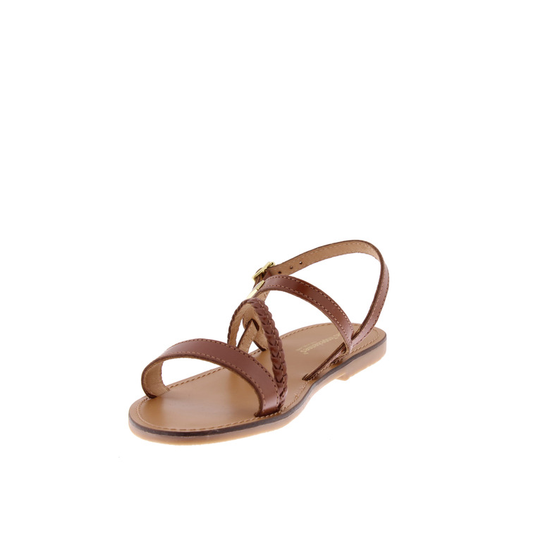 Les Tropeziennes sandalen cognac 3