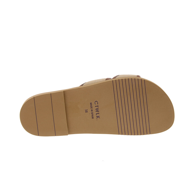 Ctwlk thong slippers camel 5
