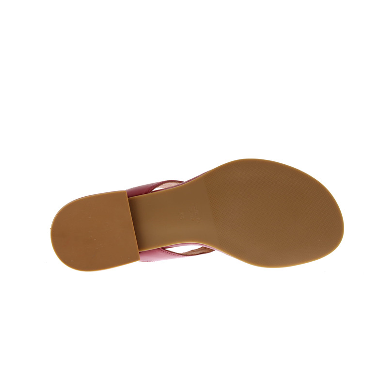 Angel Alarcon thong slippers red 5