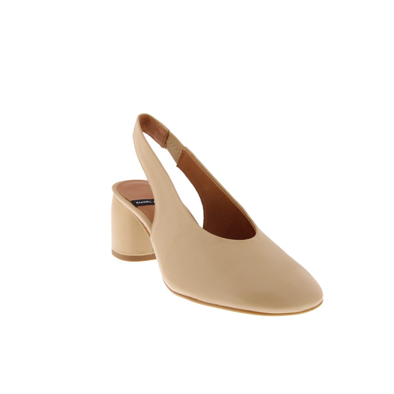 Angel Alarcon slingbacks camel 2