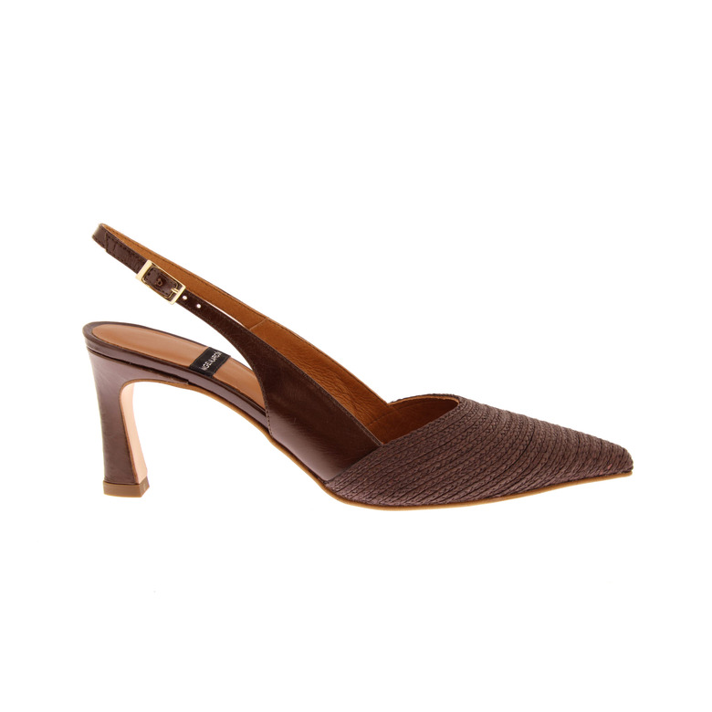 Angel Alarcon slingbacks brun 1