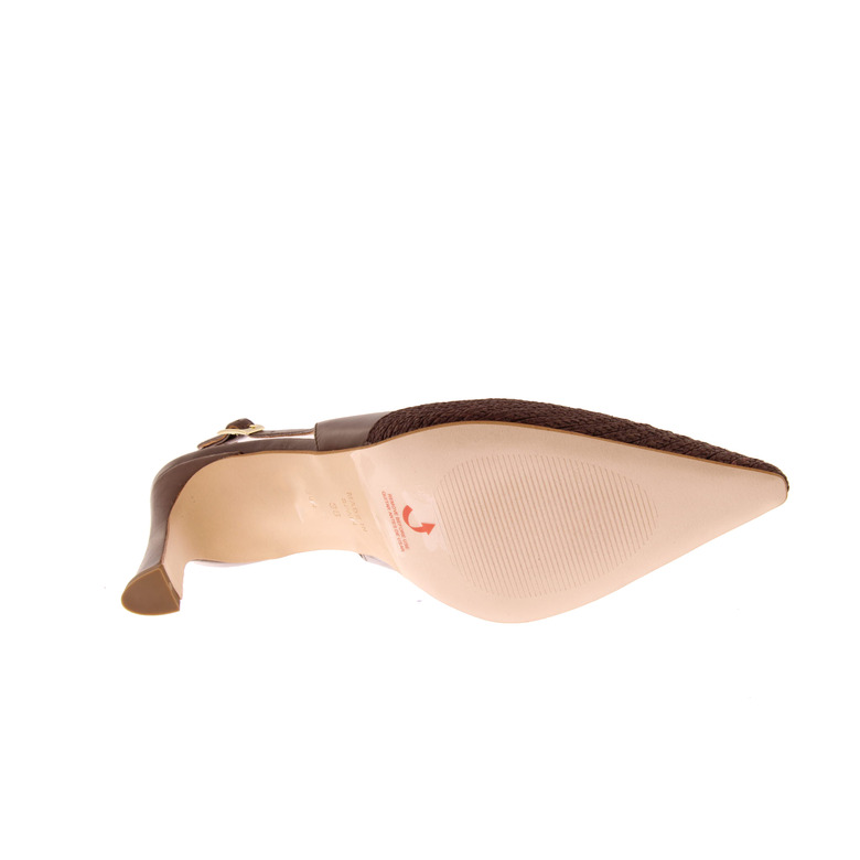 Angel Alarcon slingbacks brun 5