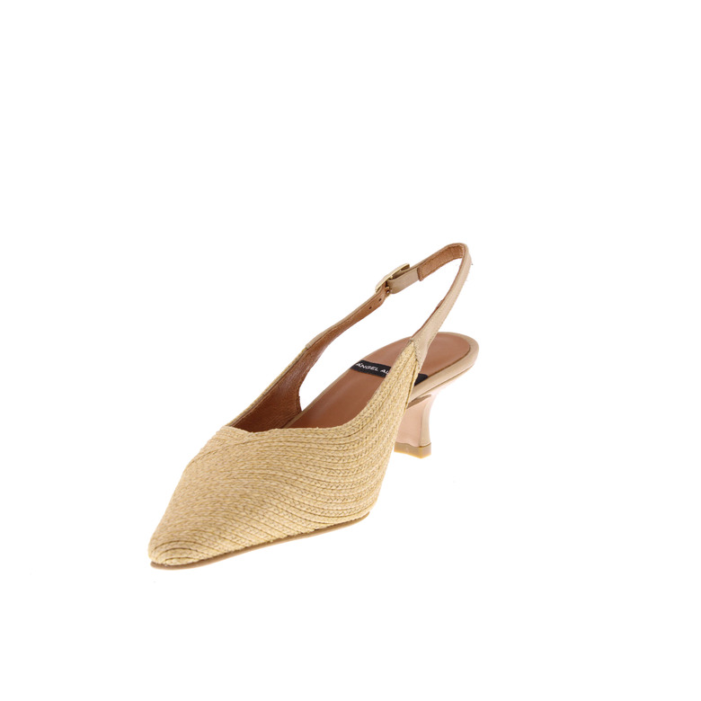 Angel Alarcon slingbacks lightbrown 3