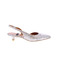 Angel Alarcon slingbacks silver