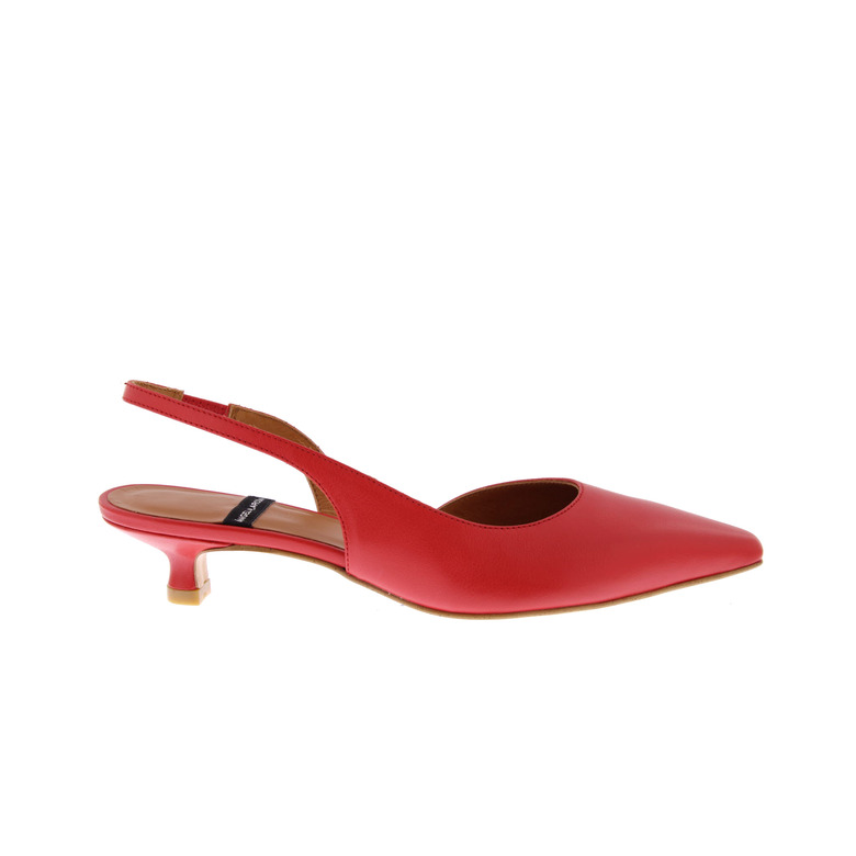 Angel Alarcon slingbacks red 1