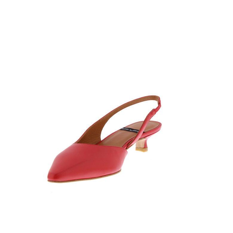 Angel Alarcon slingbacks red 3