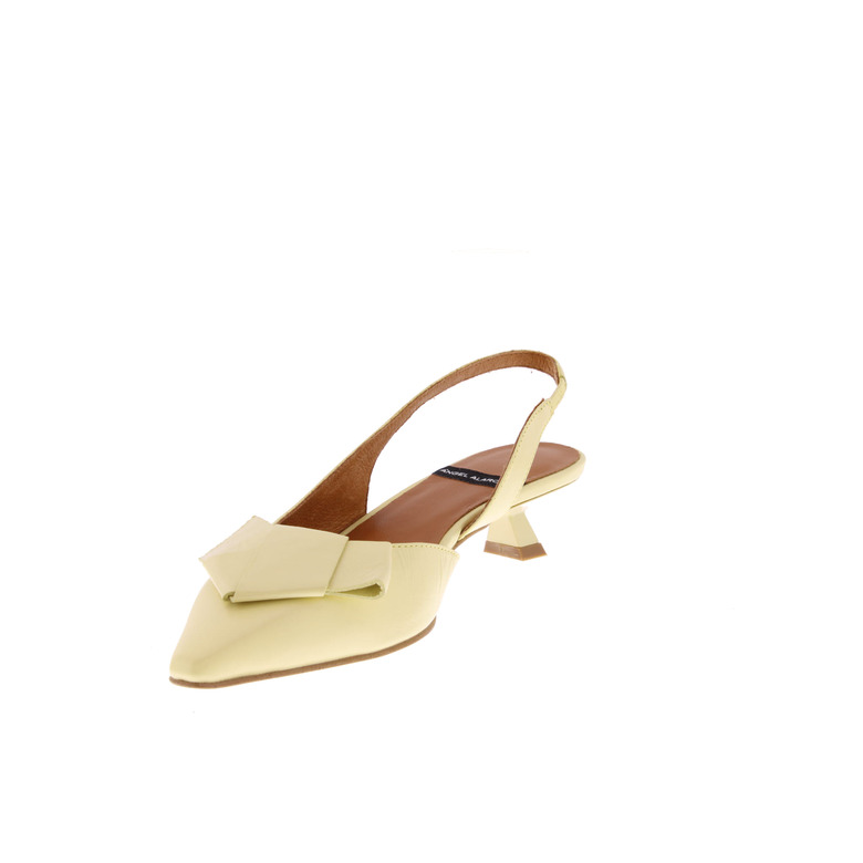 Angel Alarcon slingbacks gelb 3