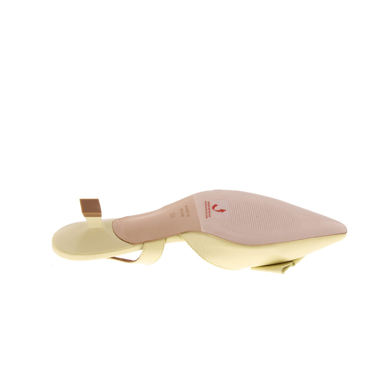 Angel Alarcon slingbacks gelb 5
