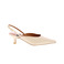 Angel Alarcon slingbacks ecru 1