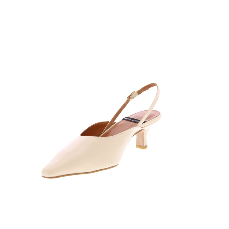 Angel Alarcon slingbacks ecru 3