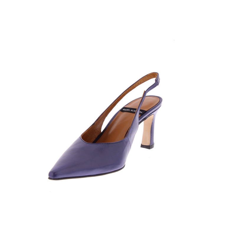 Angel Alarcon slingbacks blauw 3