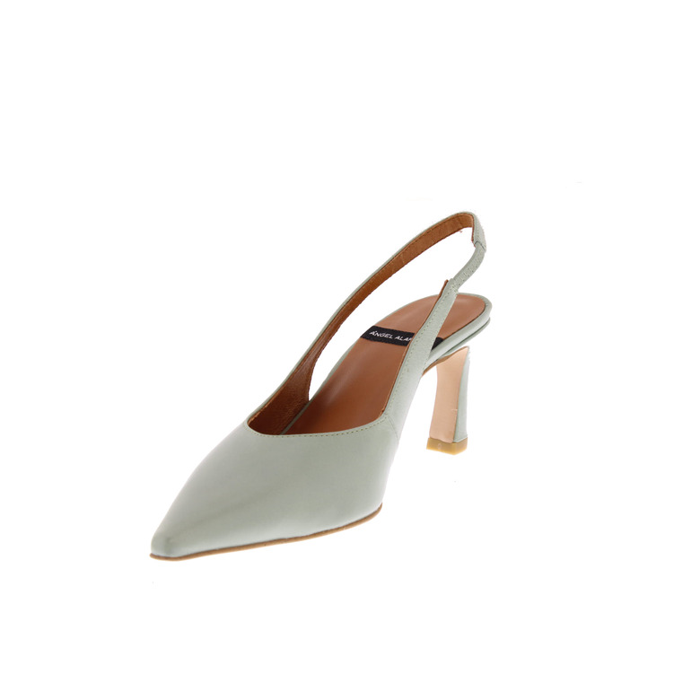 Angel Alarcon slingbacks groen 3