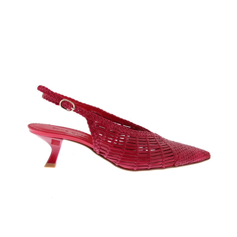 Pons Quintana slingbacks rood 1