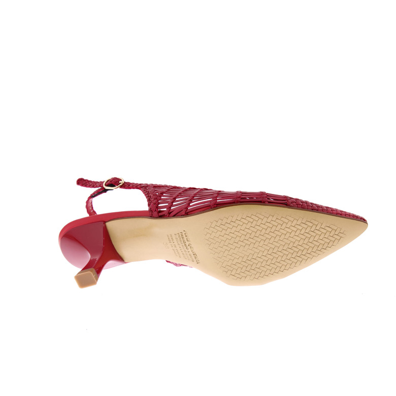 Pons Quintana slingbacks rood 5